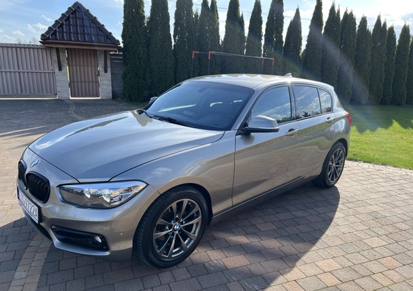 BMW Seria 1 cena 54900 przebieg: 136400, rok produkcji 2017 z Zgierz małe 121